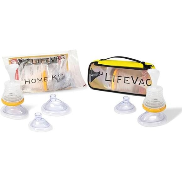 LifeVac Home & Yellow Travel Combo Kit - Portable Suction Rescue Device, First - Picture 6 of 6